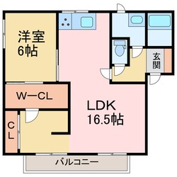 フローラルハイムの物件間取画像